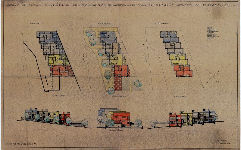 Major Máté Sorház terve Budapestre. 1931. április