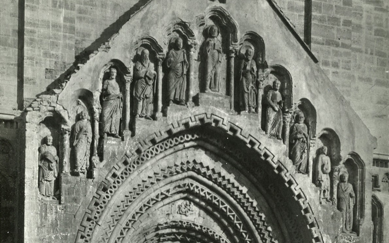 Ják, apátsági templom, év nélkül. Lymbus, Lux Kálmán-hagyaték, ltsz. K 1954/14.