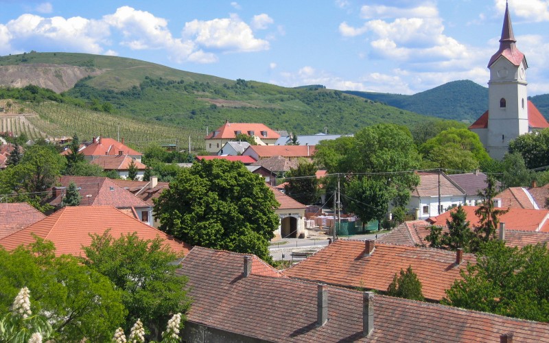 Látkép a református templom tornyából_Bélavári Krisztina 2011