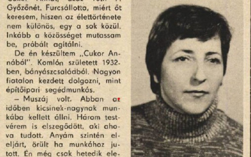 …és építészként a Dunántúli Napló 1976. március 8-i számában. (Via ADT Arcanum)