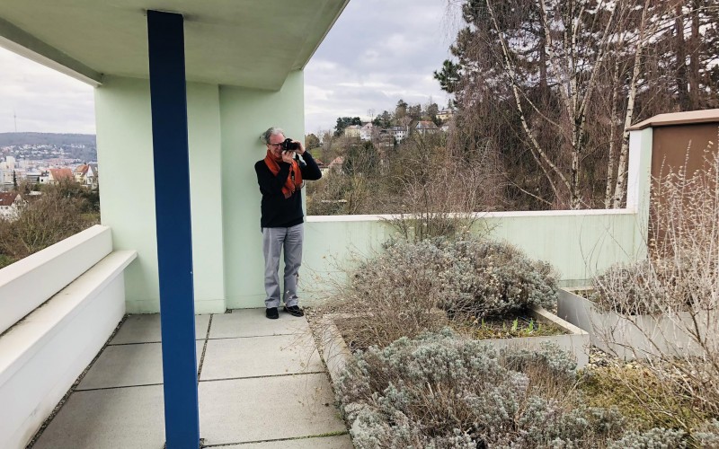 Bejárás a Weissenhofmuseum im Haus Le Corbusier épületében. Fotó: Barki Márton