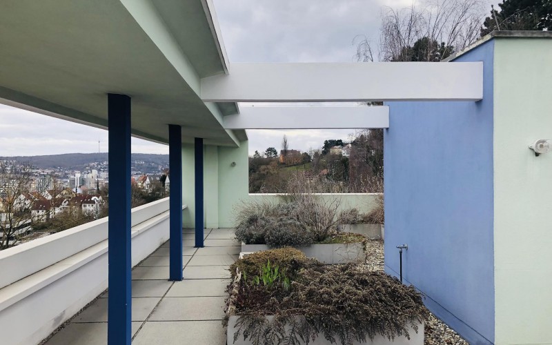 Bejárás a Weissenhofmuseum im Haus Le Corbusier épületében. Fotó: Barki Márton