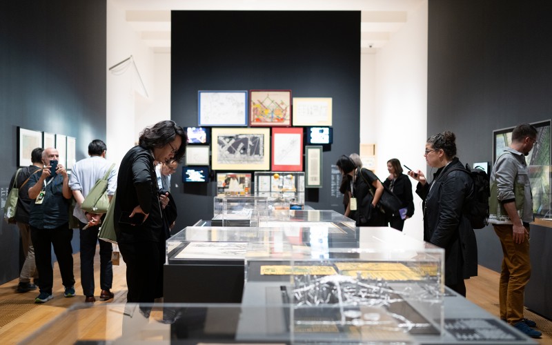 Az M+ állandó kiállítása az Archigram csoport munkáival. Fotó © Felix S. C. Wong