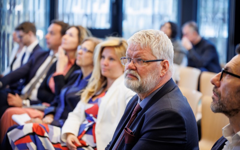 Turi Attila, az MMA elnöke az oszakai világkiállításon 2025. április 28-án 