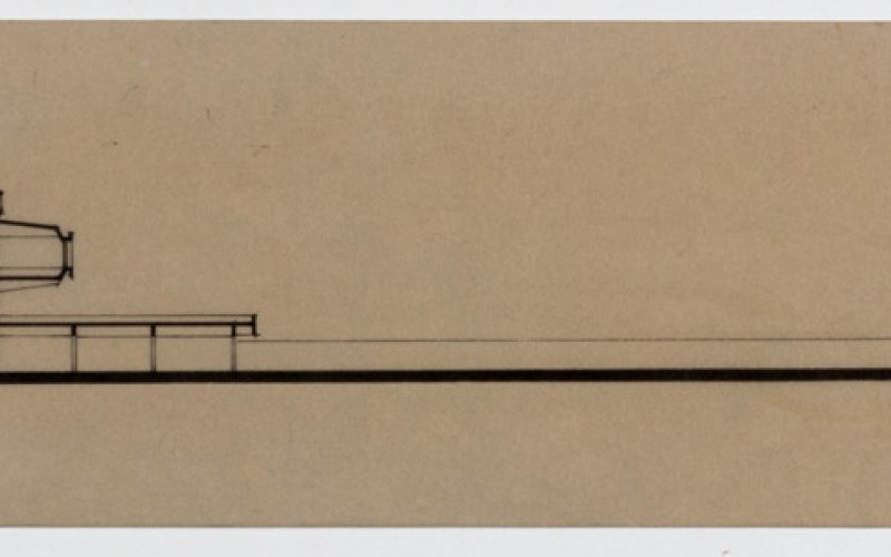 Sebő Ferenc: Gorsium, metszet, 1970. MÉM MDK Múzeumi Gyűjtemény