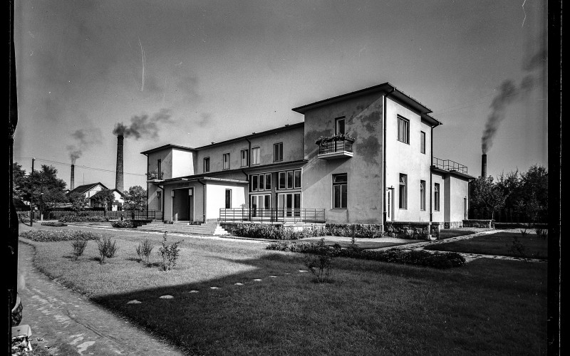 Bp. XXII. Gyár u., Budafoki Papírgyár kultúrháza, Seidner Zoltán, 1940 körül, ltsz. 092.848N