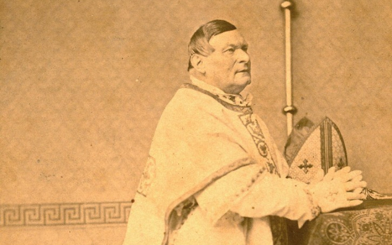 Rómer Flóris jánosi apát, nagyváradi kanonok, 1880 körül. Klösz György felvétele